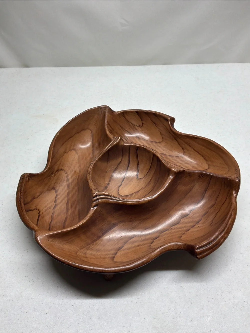 Vintage California Original U.S.A. Pottery Brown Bowl/Chip and Dip